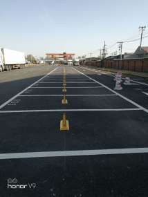停車位劃線/停車場劃線/道路標線/交通設施安裝、市政道路施工